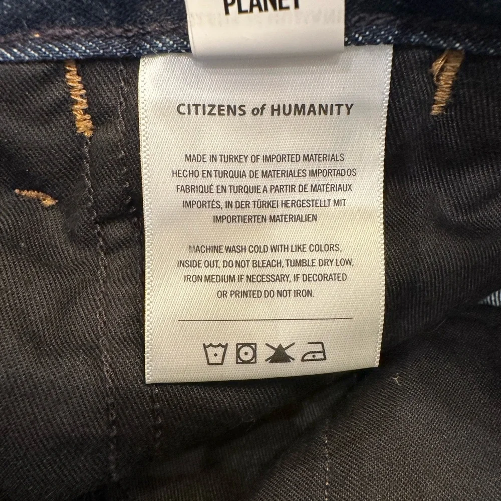 Citizens of Humanity Ayla Trouser Indigo Jeans - Picture 8 of 9
